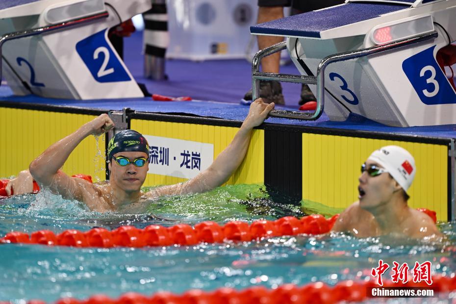 潘展乐凭借主项断层优势在北京全国游泳冠军赛